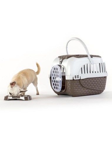BAMA PET TRANSPORTIN TOUR MARRON 52 X 33 X 34 CM 59 X 38 X 37 CM