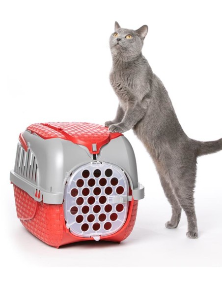 BAMA PET TRANSPORTIN TOUR ROJO 52 X 33 X 34 CM 59 X 38 X 37 CM