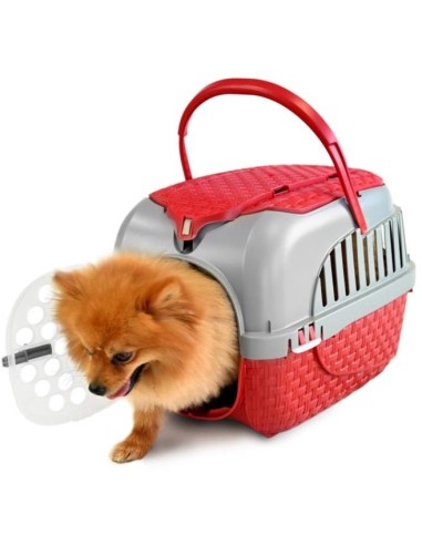 BAMA PET TRANSPORTIN TOUR ROJO 52 X 33 X 34 CM 59 X 38 X 37 CM