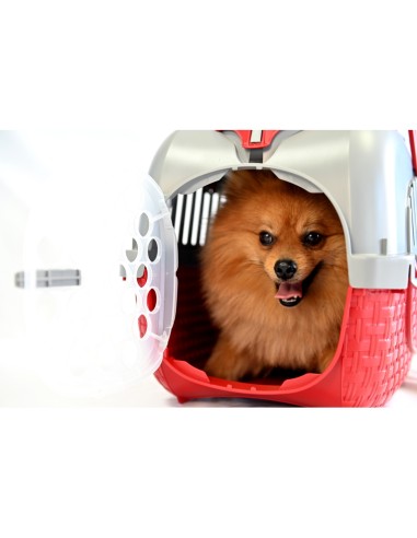 BAMA PET TRANSPORTIN TOUR ROJO 52 X 33 X 34 CM 59 X 38 X 37 CM