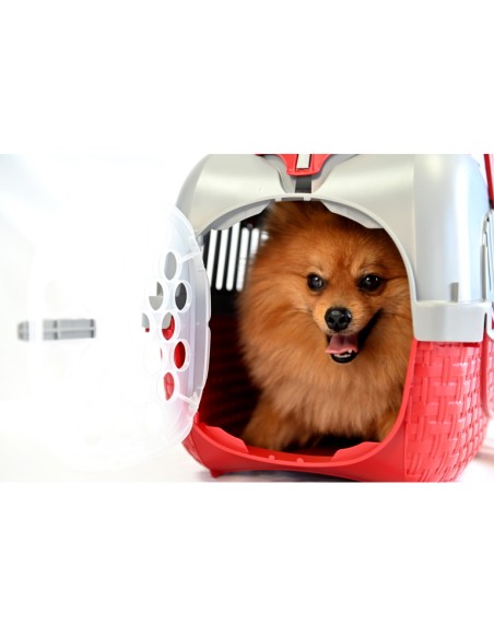 BAMA PET TRANSPORTIN TOUR ROJO 52 X 33 X 34 CM 59 X 38 X 37 CM