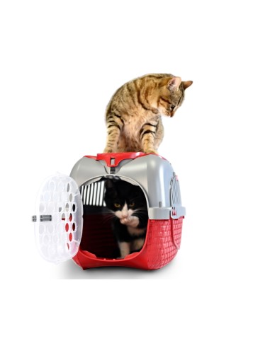 BAMA PET TRANSPORTIN TOUR ROJO 52 X 33 X 34 CM 59 X 38 X 37 CM