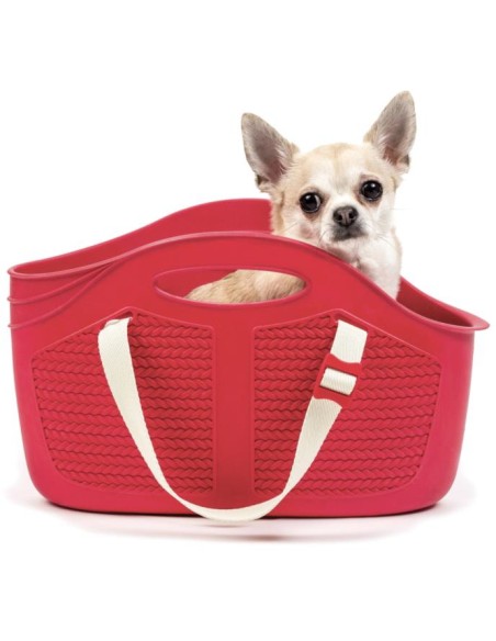 BOLSO MIA PET  ROJO - 40 X 15 X 24 CM