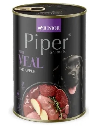 PIPER VEAL TERNERA Y MANZANA PARA CACHORROS - 400 GR