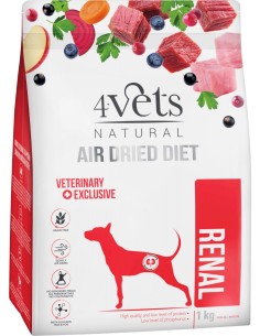 PIPER 4VETS DOG AIR DRIED RENAL PARA PERROS 1 KG
