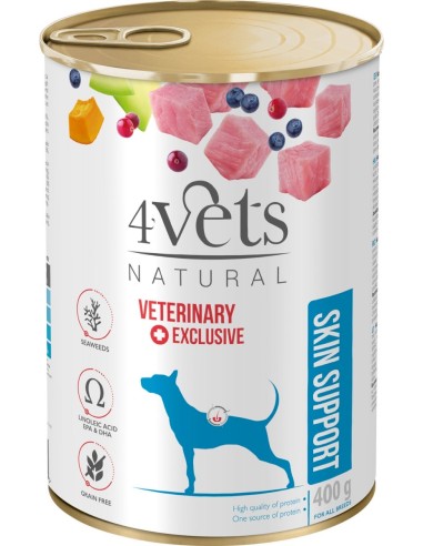 PIPER 4VETS DOG SKIN CUIDADO PIEL PARA PERROS - 400 GR