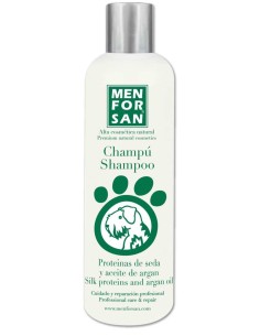 MENFORSAN CHAMPÚ NATURAL CON PROTEINAS DE SEDA Y ACEITE DE ARGAN 300ML 300 ML - 2