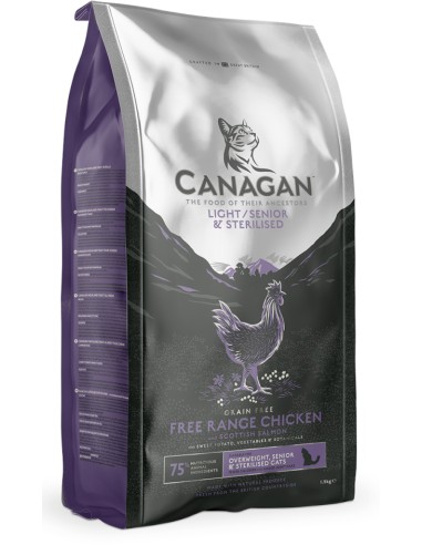 CANAGAN LIGTH - SENIOR - ESTERILIZADOS PARA GATOS 4 KG 1 5 KG 375 GR - 3