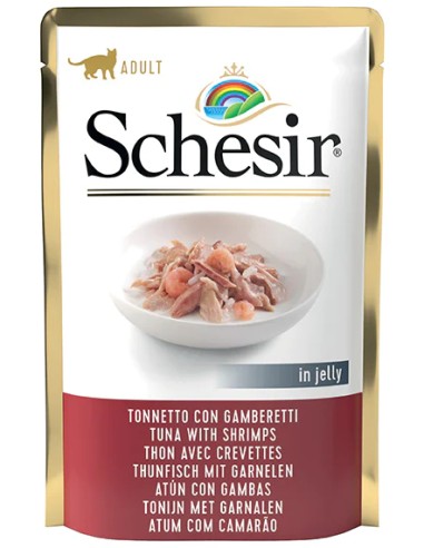 SCHESIR ATÚN Y GAMBAS EN GELATINA PARA GATOS (20 UNIDADES) - 20 X 85 GR 20 X 85 GR - 2