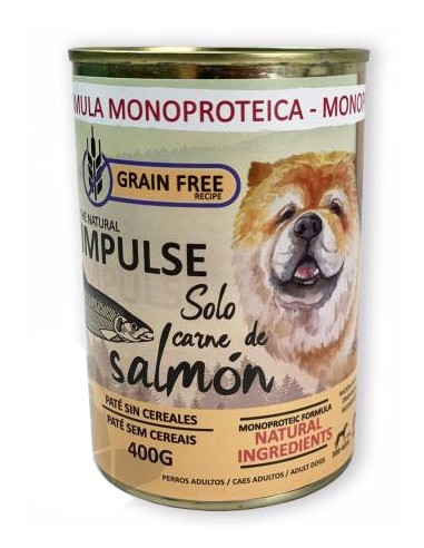 THE NATURAL IMPULSE LATA MONOPROTEICA SALMON IMPULSE - 400 GR 400 GR - 2