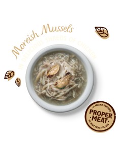 LILY`S LILY´S CHICKEN & MUSSEL SHREDDED FILLETS PARA GATOS (24 UNIDADES) - 24 X 70 GR 24 X 70 GR - 2 2