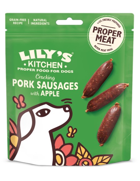 LILY`S LILY´S CRACKING PORK & APPLE SAUSAGES PARA PERROS (8 UNIDADES) - 8 X 70 GR 8 X 70 GR - 2
