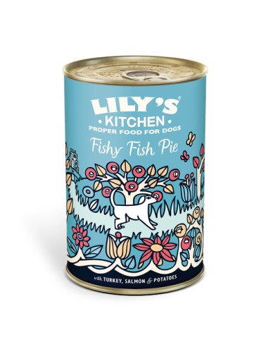 LILY`S LILY´S FISHY FISH PIE TIN PARA PERROS - 400 GR 6 X 400 GR 1 X 400 GR - 2