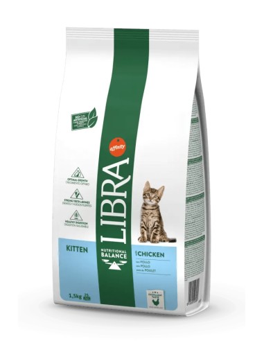 AFFINITY LIBRA LIBRA KITTEN RICO EN POLLO Y ARROZ - 1.5 KG 1.5 KG - 2