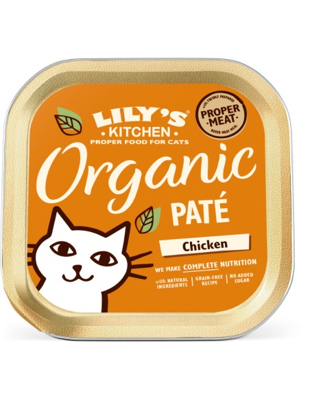 LILY`S LILY´S ORGANIC CHICKEN DINNER FOR CATS PARA GATOS (19 UNIDADES) - 19 X 85 GR 19 X 85 GR - 2