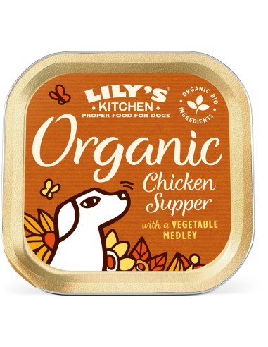 LILY`S LILY´S ORGANIC CHICKEN SUPPER PARA PERROS (11 UNIDADES) - 11 X 150 GR 11 X 150 GR - 2
