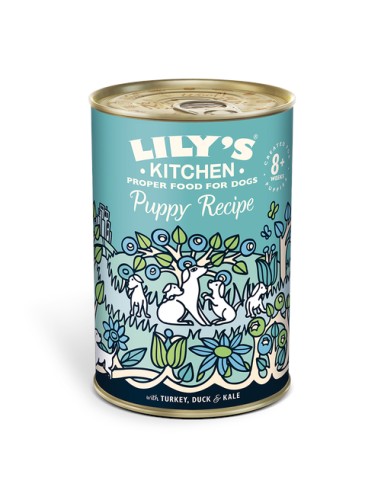 LILY`S LILY´S PUPPY RECIPE TURKEY, DUCK & KALE TIN PARA CACHORROS - 400 GR 6 X 400 GR 1 X 400 GR - 2