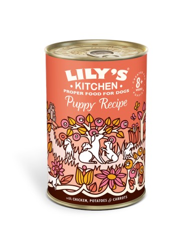 LILY´S PUPPY RECIPE WITH CHICKEN TIN PARA CACHORROS - 400 GR 1 X 400 GR