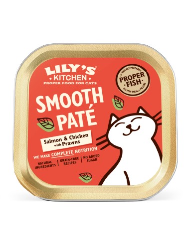 LILY`S LILY´S SMOOTH PATÉ SALMON & CHICKEN & PRAWNS PARA GATOS (19 UNIDADES) - 19 X 85 GR 19 X 85 GR - 2