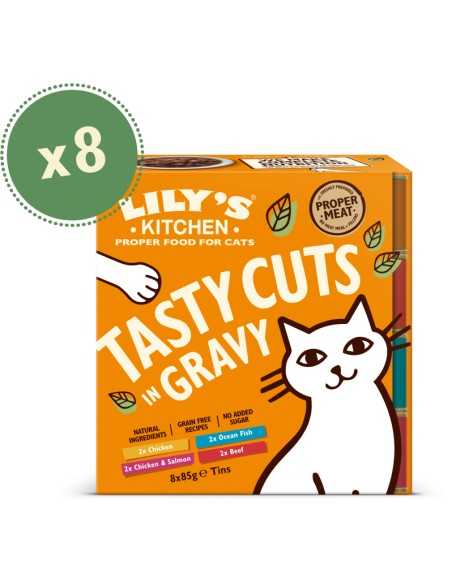 LILY`S LILY´S TASTY CUTS GRAVY TINS MULTIPACK (8 UNIDADES) - 8 X 85 GR 8 X 85 GR - 2