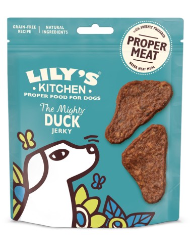 LILY´S THE MIGHTY DUCK MINI JERKY PARA PERROS (8 UNIDADES) 8 X 70 GR