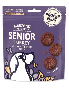 LILY`S LILY´S TURKEY&WHITE FISH BITES SENIOR PARA PERROS (8 UNIDADES) - 8 X 70 GR 8 X 70 GR - 2