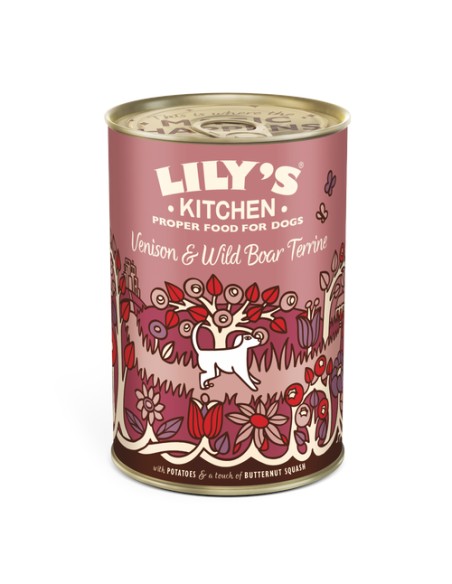 LILY`S LILY´S VENISON & WILD BOAR TERRINE TIN PARA PERROS - 400 GR 6 X 400 GR 1 X 400 GR - 2