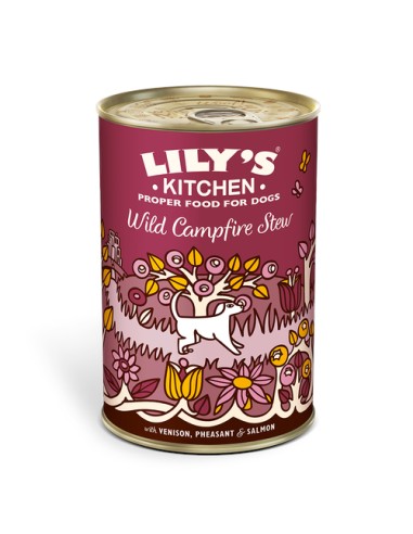 LILY`S LILY´S WILD CAMPFIRE STEW TIN PARA PERROS - 400 GR 6 X 400 GR 1 X 400 GR - 2