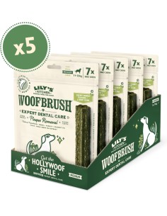 LILY`S LILY´S WOOFBRUSH DENTAL CHEW MEDIUM PARA PERROS DE 11 A 25 KG (5 X 7 UNIDADES)