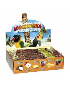 NESTOR BOMBONERÍA AGAPORNIS Y NINFAS SABORES VARIADOS - 12 STICKS - 2