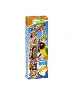 NESTOR STICK CON FRUTAS TROPICALES AGAPORNIS Y NINFAS 115 GR (2 UNIDADES) - 2
