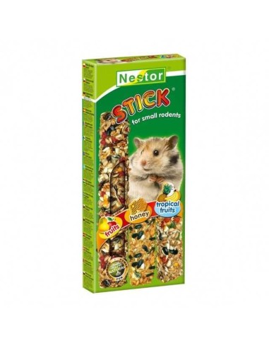 NESTOR STICK 3 EN 1 CON FRUTA, MIEL Y FRUTA PARA ROEDORES 175 GR (3 UNIDADES) - 2