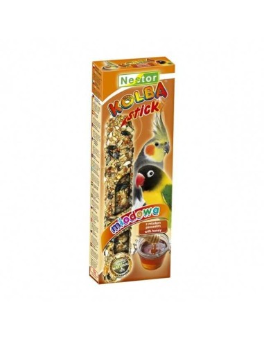 NESTOR STICK CON MIEL AGAPORNIS Y NINFAS 115 GR (2 UNIDADES) - 2