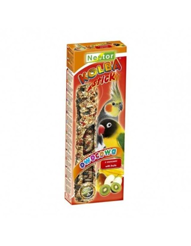 NESTOR STICK CON FRUTAS AGAPORNIS Y NINFAS 115 GR (2 UNIDADES) - 2