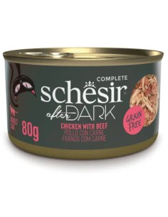 SCHESIR AFTER DARK FILETES POLLO CON TERNERA EN CALDO PARA GATOS (12 UNIDADES) - 12 X 80 GR 12 X 80 GR - 2