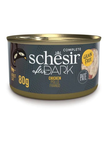 SCHESIR AFTER DARK POLLO EN PATÉ PARA GATOS (12 UNIDADES) - 12 X 80 GR 12 X 80 GR - 2