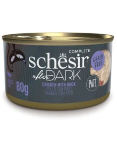 SCHESIR AFTER DARK POLLO Y PATO EN PATÉ PARA GATOS (12 UNIDADES) - 12 X 80 GR 12 X 80 GR - 2